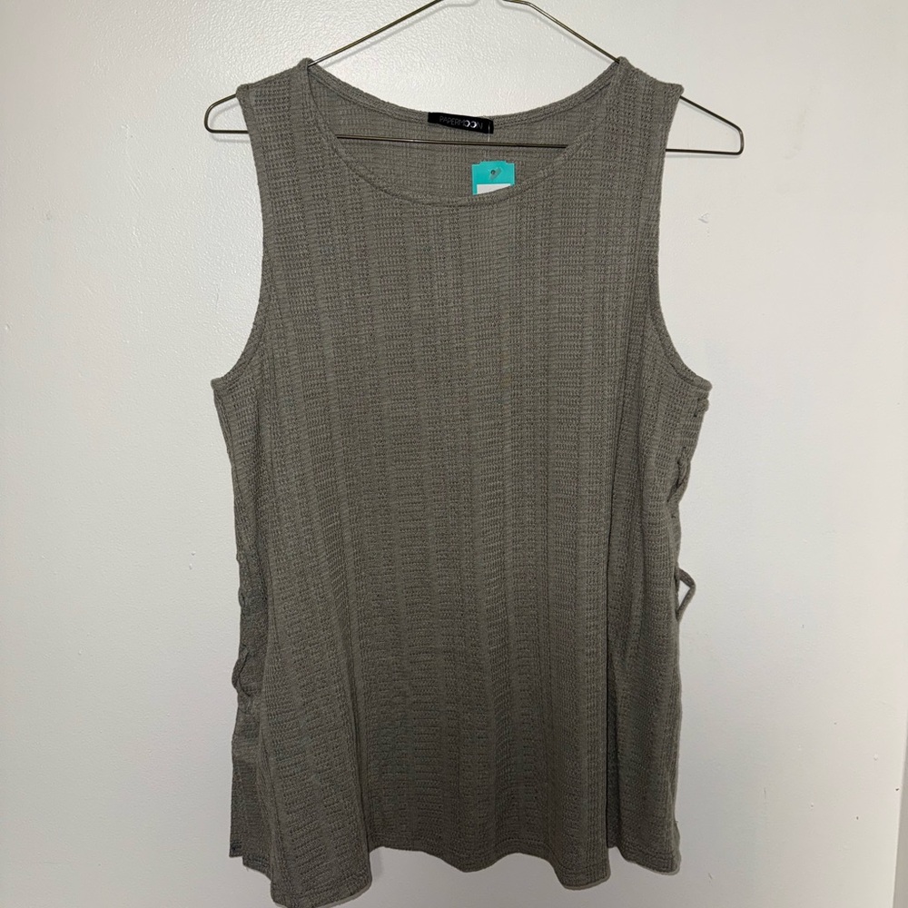 Papermoon Gray Tank Top